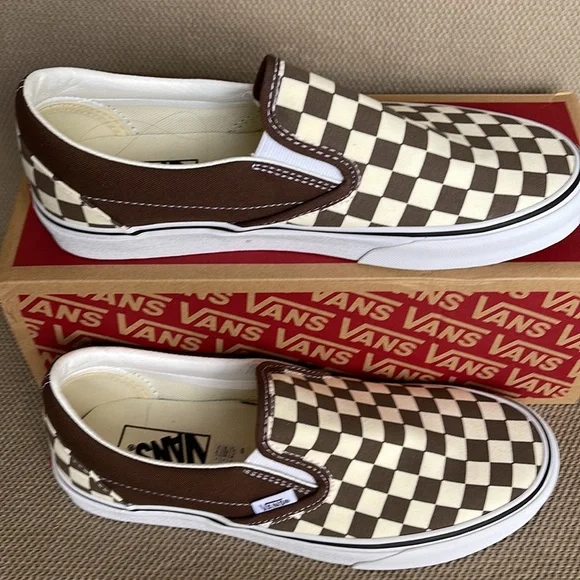 Vans Classic Slip-On Checkerboard Randrm / True White WMNS - Picture 3 of 16